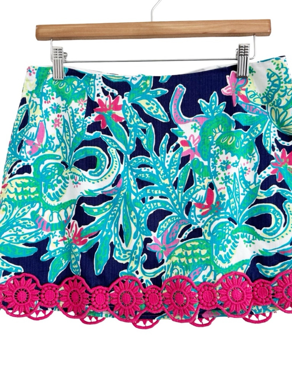 Lilly Pulitzer Tate Skirt Blue 8
